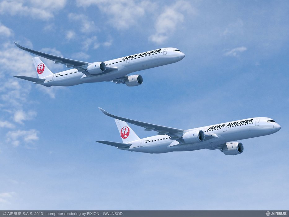 Airbus announces Flight Hour Services contract with Japan Airlines.